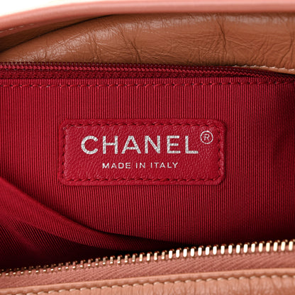 Chanel Aged Calfskin Quilted Medium Gabrielle Hobo Pink 6 of 10