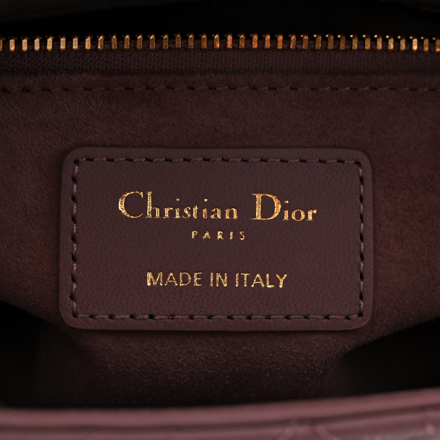Christian Dior Lambskin Cannage Small My ABCDior Lady Dior Purple 6 of 10
