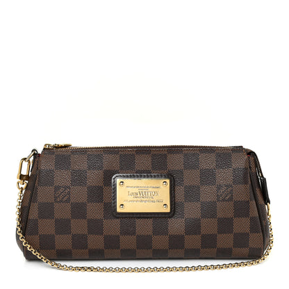 Louis Vuitton Damier Ebene Eva Clutch 1 of 8