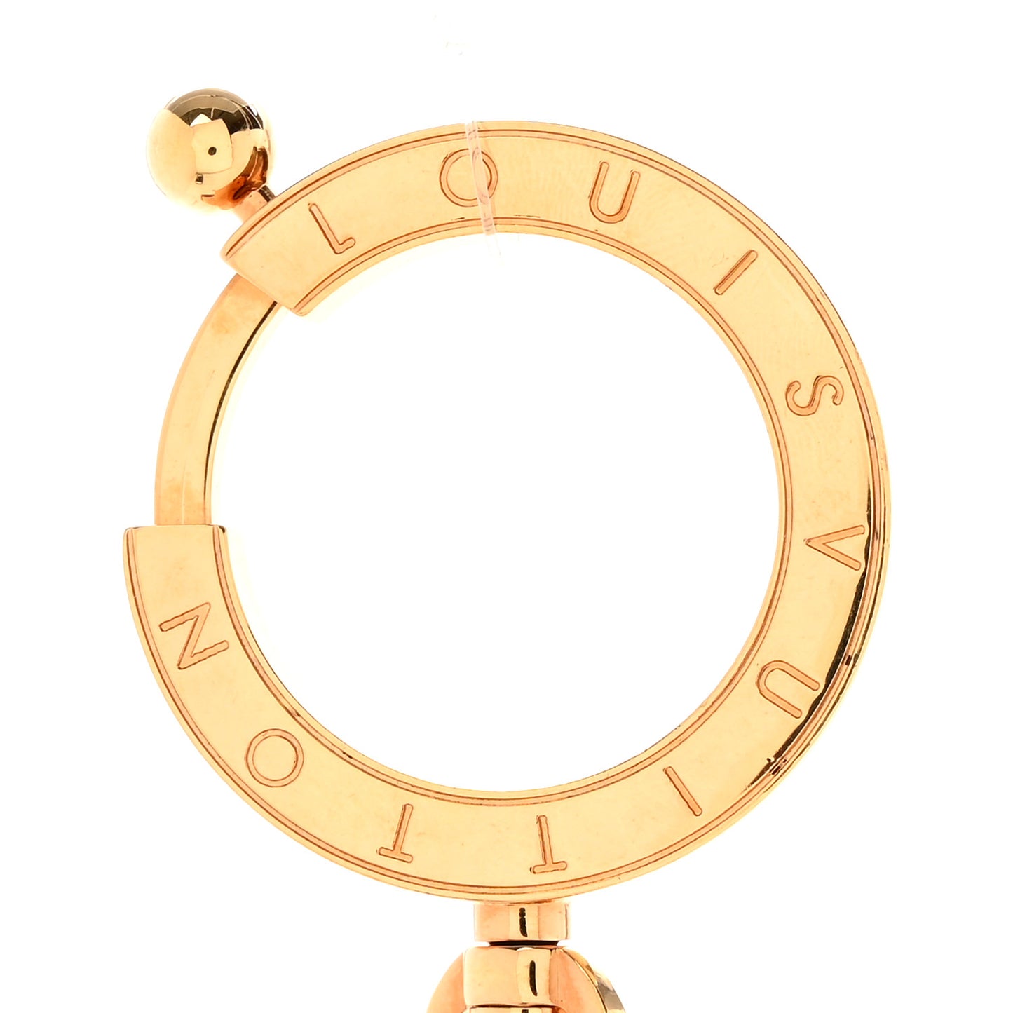 Goldtone Swing Key Holder and Bag Charm