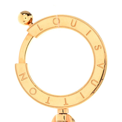 Louis Vuitton Goldtone Swing Key Holder and Bag Charm 4 of 4