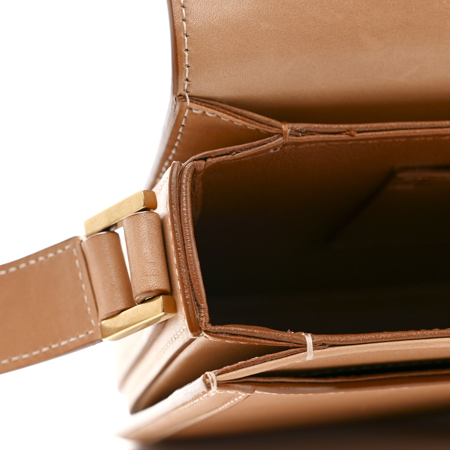 Box Calfskin Monogram Medium Solferino Satchel Natural Tan