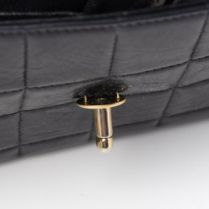 Chanel Lambskin East West Chocolate Bar Flap Black 14 of 15