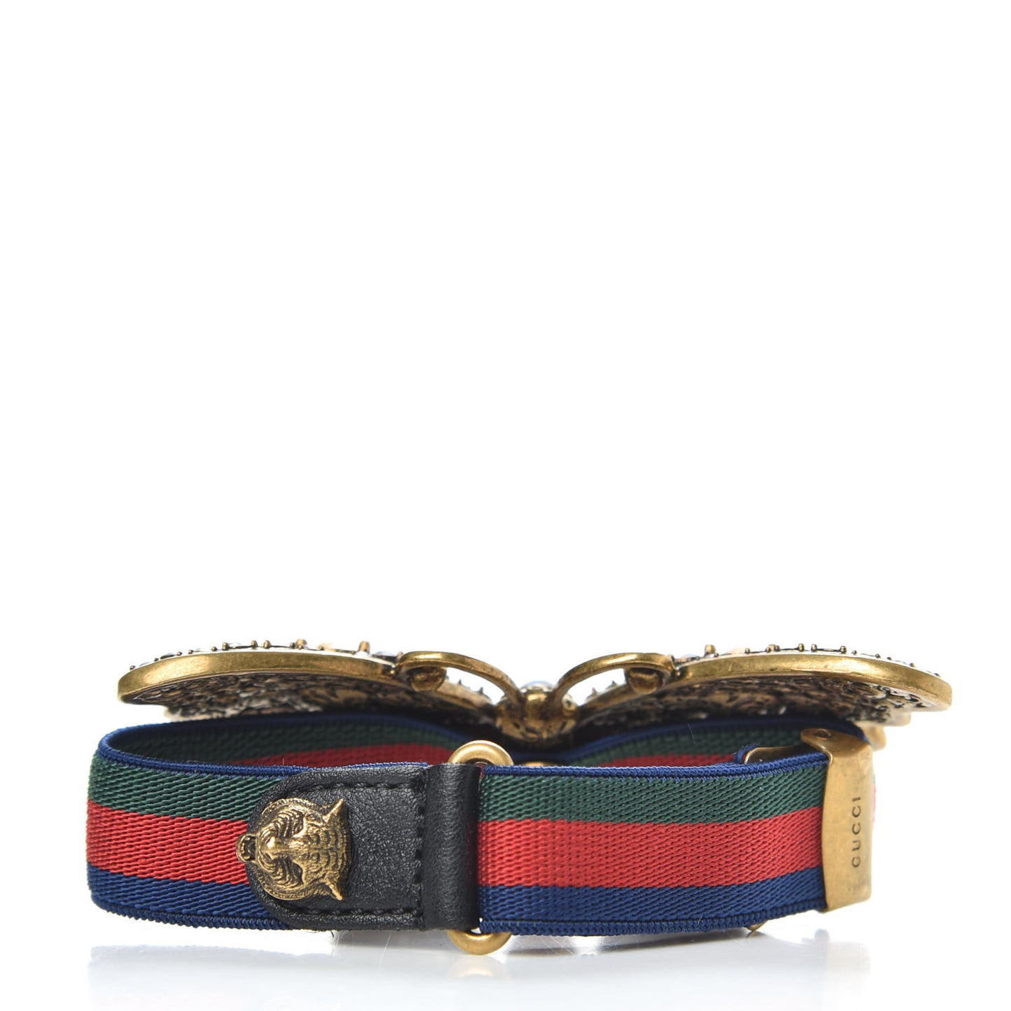 Web Crystal Butterfly Bracelet Multicolor
