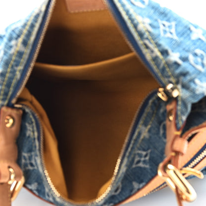 Louis Vuitton Monogram Denim Baggy PM Blue 5 of 11