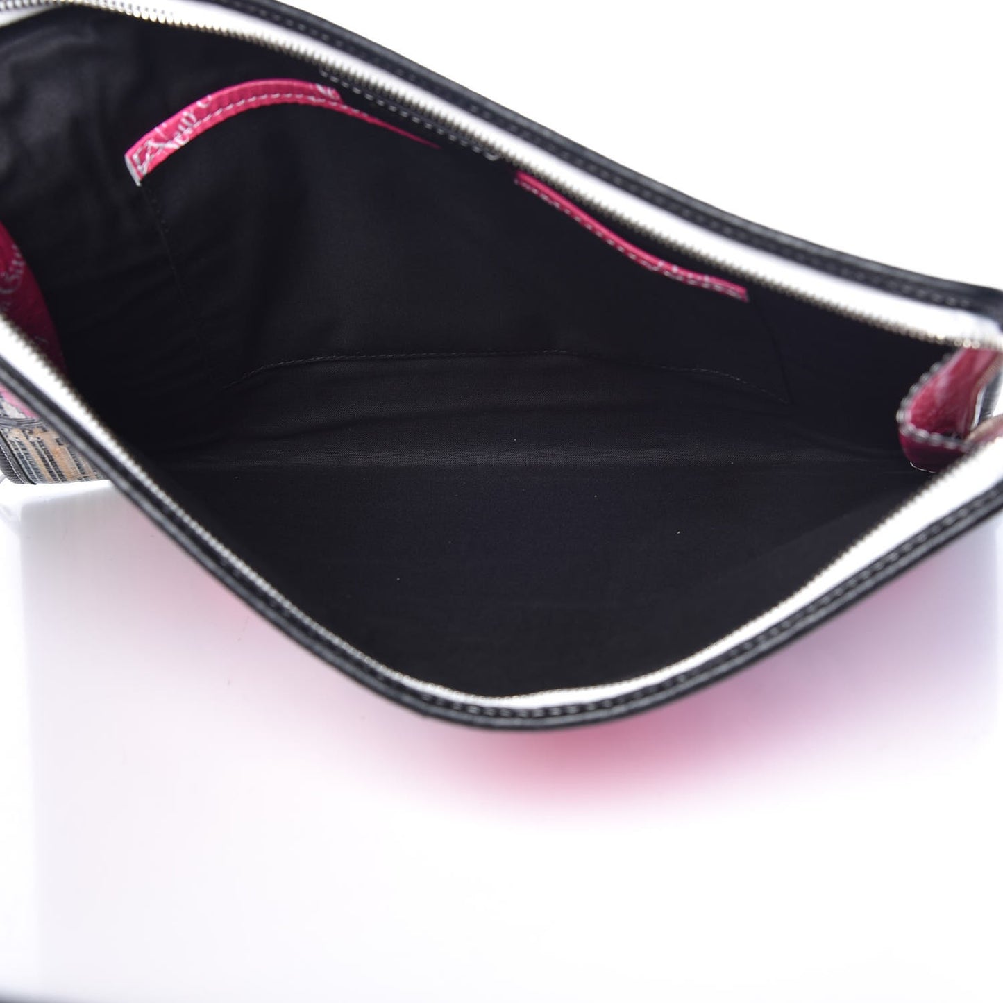 Agneau Arena NYC Bazar Pouch Rose Black Gris Rouge