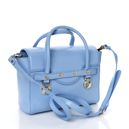 Versace Calfskin Small Signature Bag Light Blue 3 of 9