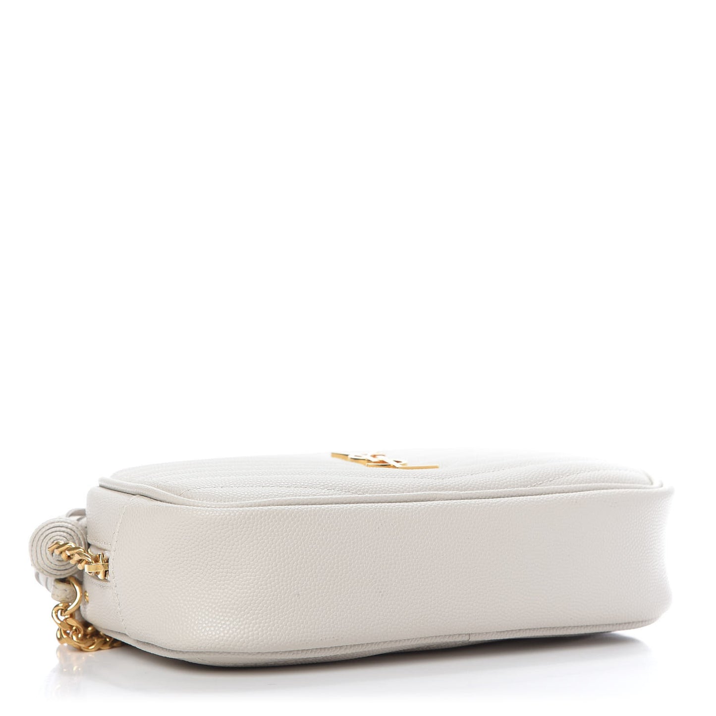 Grain De Poudre Matelasse Monogram Mini Lou Camera Bag Crema Soft
