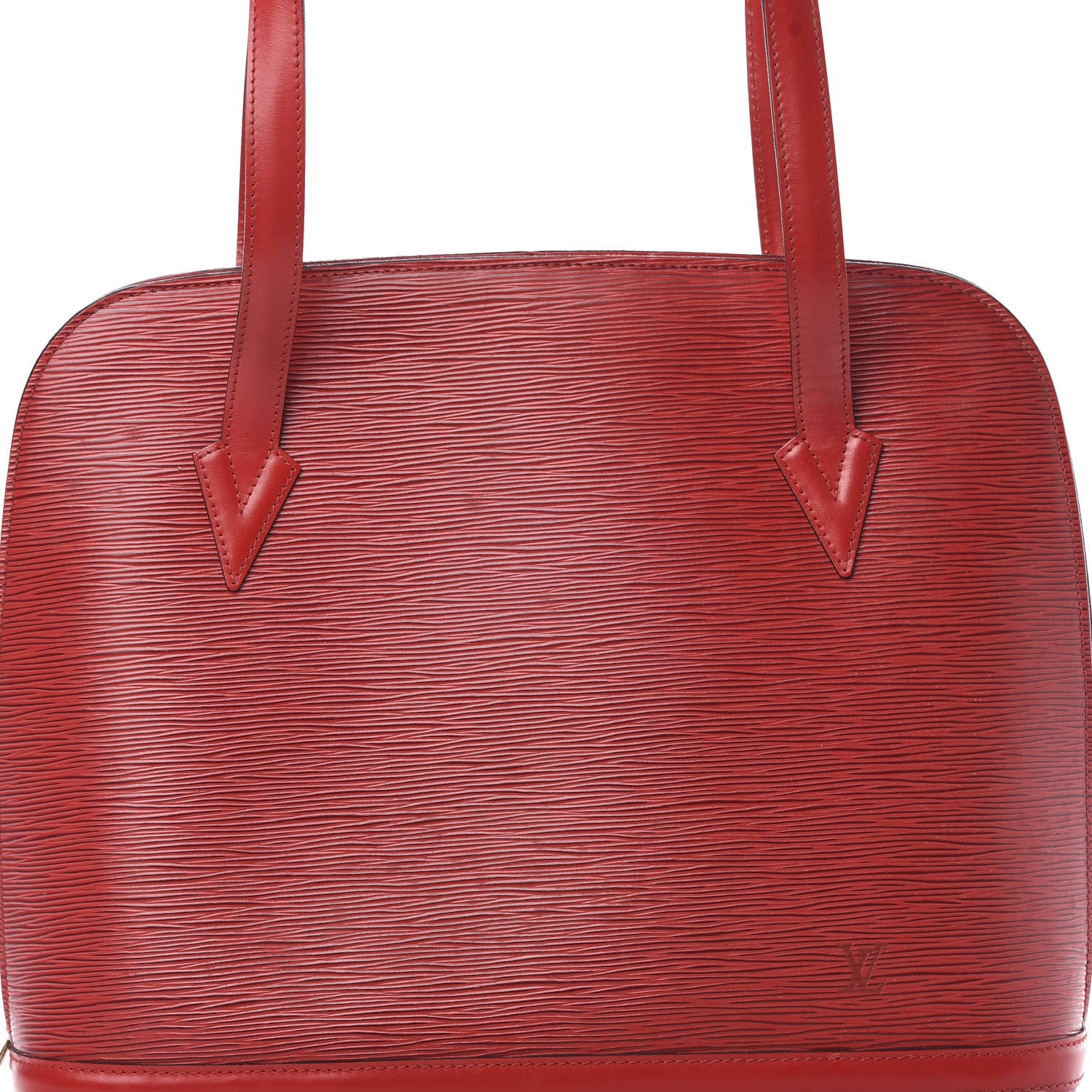 Louis Vuitton Epi Lussac Castillan Red 7 of 18
