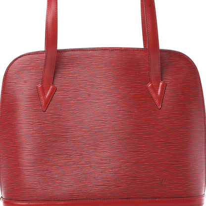 Louis Vuitton Epi Lussac Castillan Red 7 of 18