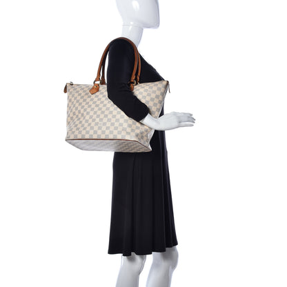 Louis Vuitton Damier Azur Saleya MM 3 of 17