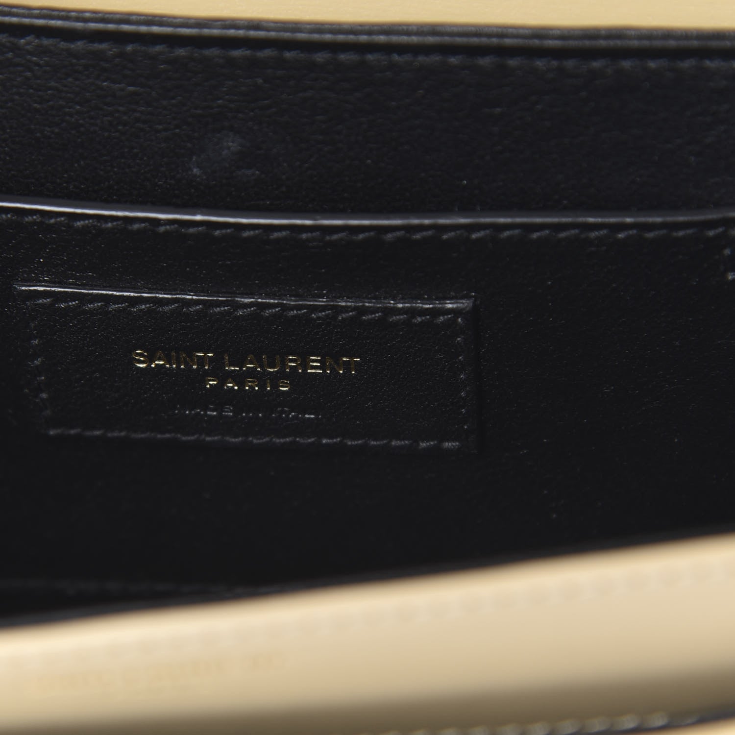 Saint Laurent Smooth Calfskin Small Solferino Satchel Ivory Natural 5 of 11