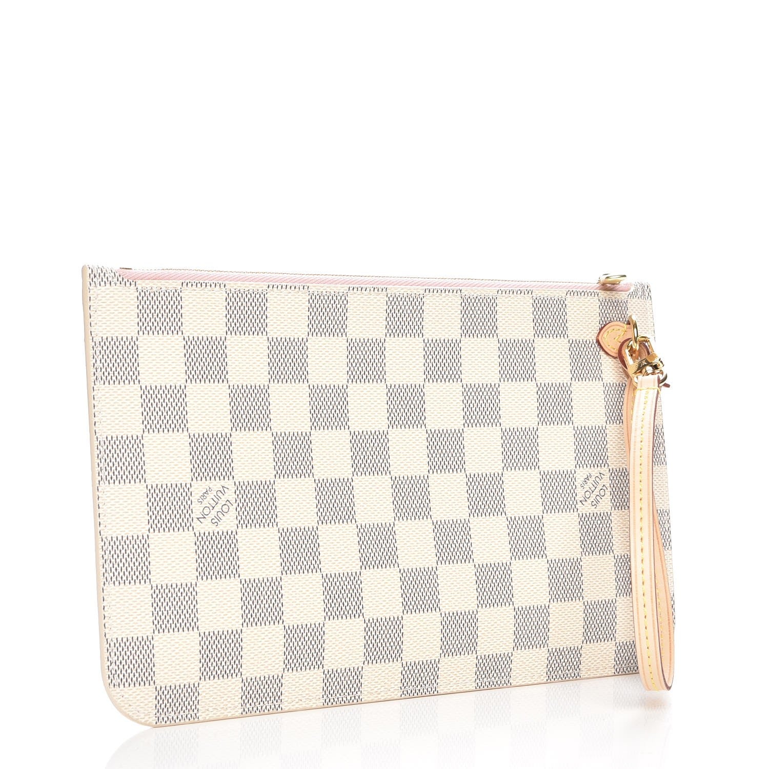 Louis Vuitton Damier Azur Neverfull MM GM Pochette Rose Ballerine 3 of 8