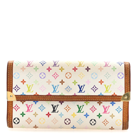 Monogram Multicolor Porte Tresor International Wallet White