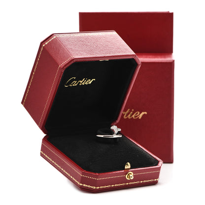Cartier 18K White Gold Diamond Juste Un Clou Ring 49 4.75 7 of 7
