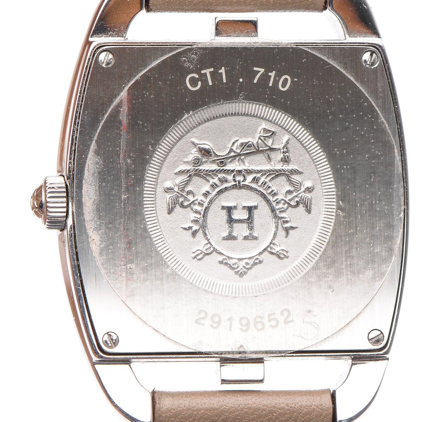 Stainless Steel Swift 33mm Cape Cod Tonneau Double Tour Quartz Watch Etoupe