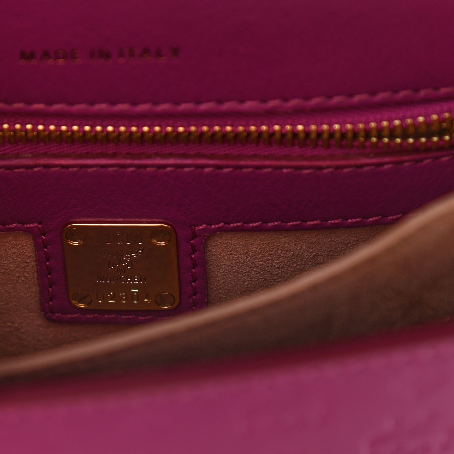 Calfskin Ottomar Monogram Trisha Shoulder Bag Purple