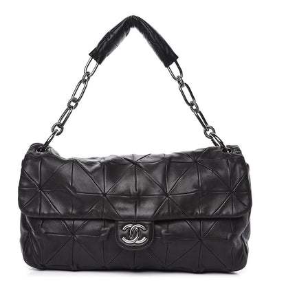 Chanel Lambskin Quilted Soft Squares Origami Flap Black 1 of 14