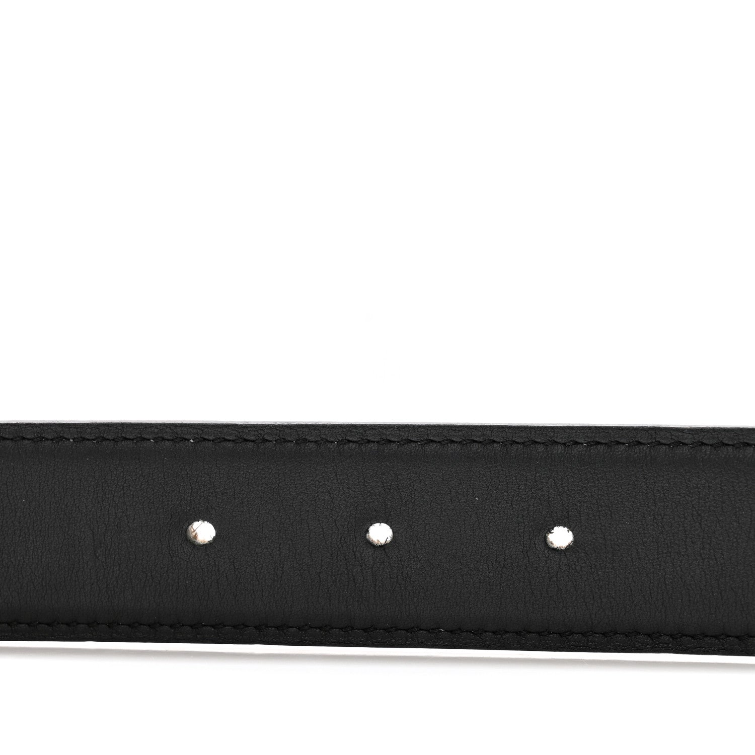 Hermes Swift Epsom 24mm Mini Constance H Belt 75 30 Black Etoupe 3 of 5