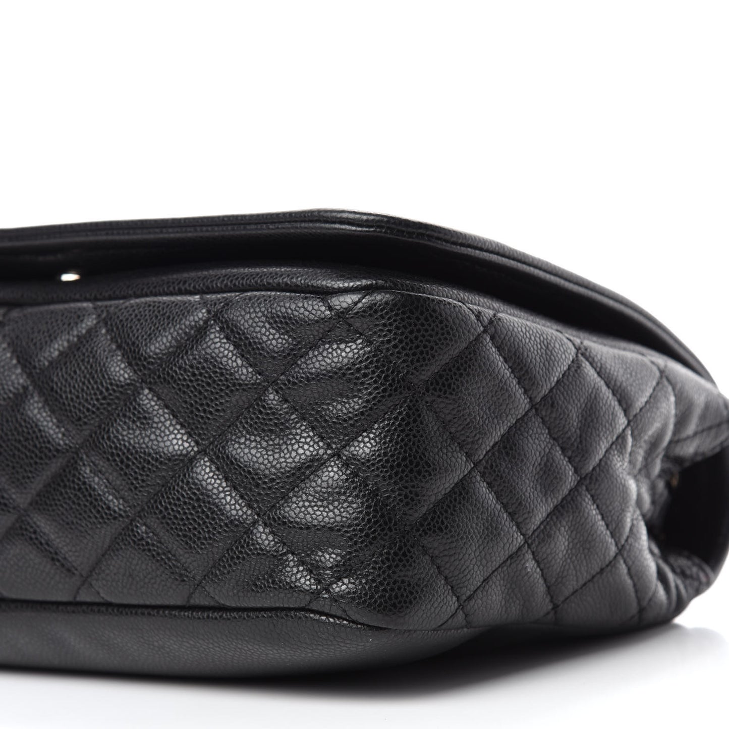 Caviar Large Timeless CC Flap Black
