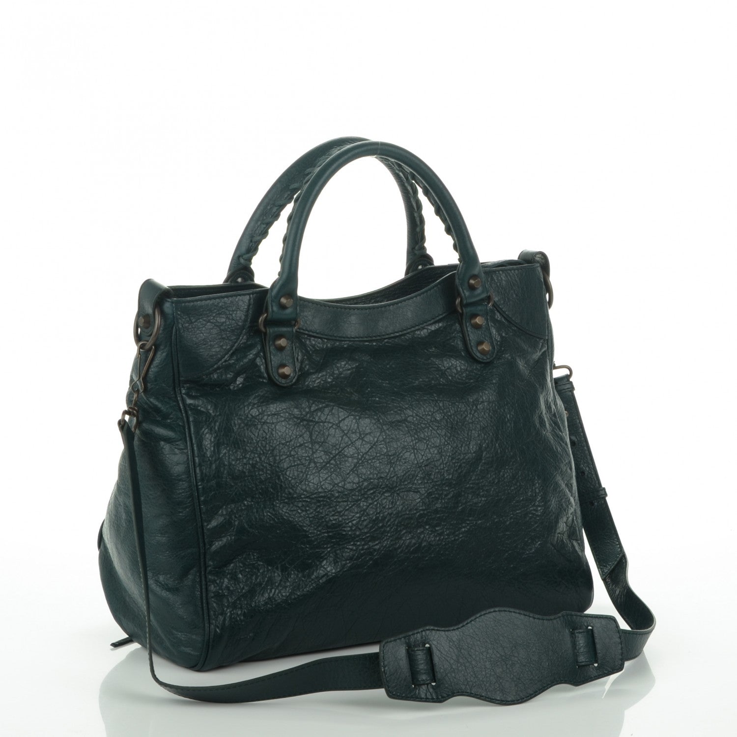 Balenciaga Agneau Classic Hardware Velo Vert Pinede 3 of 7