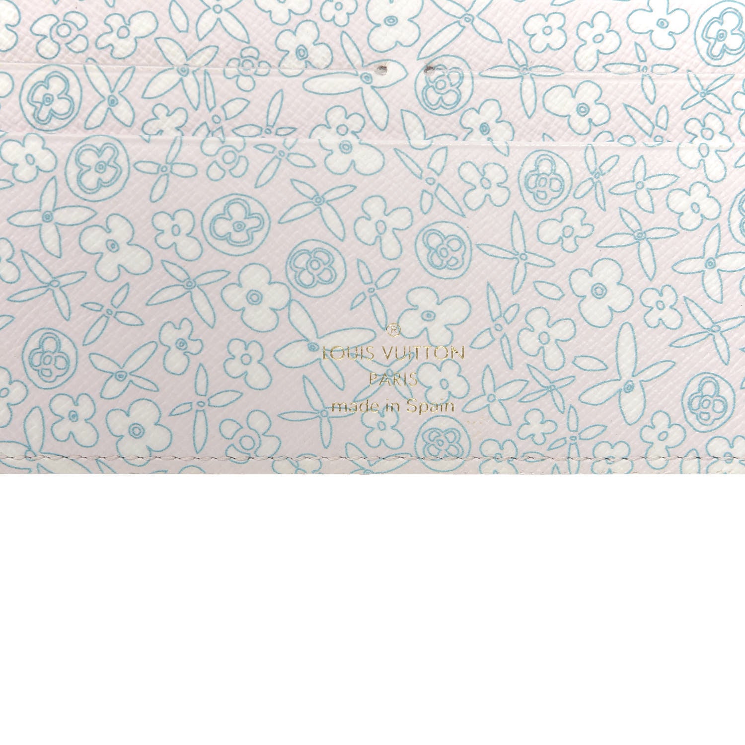 Louis Vuitton Monogram Fleuri Insolite Wallet Rose 6 of 8