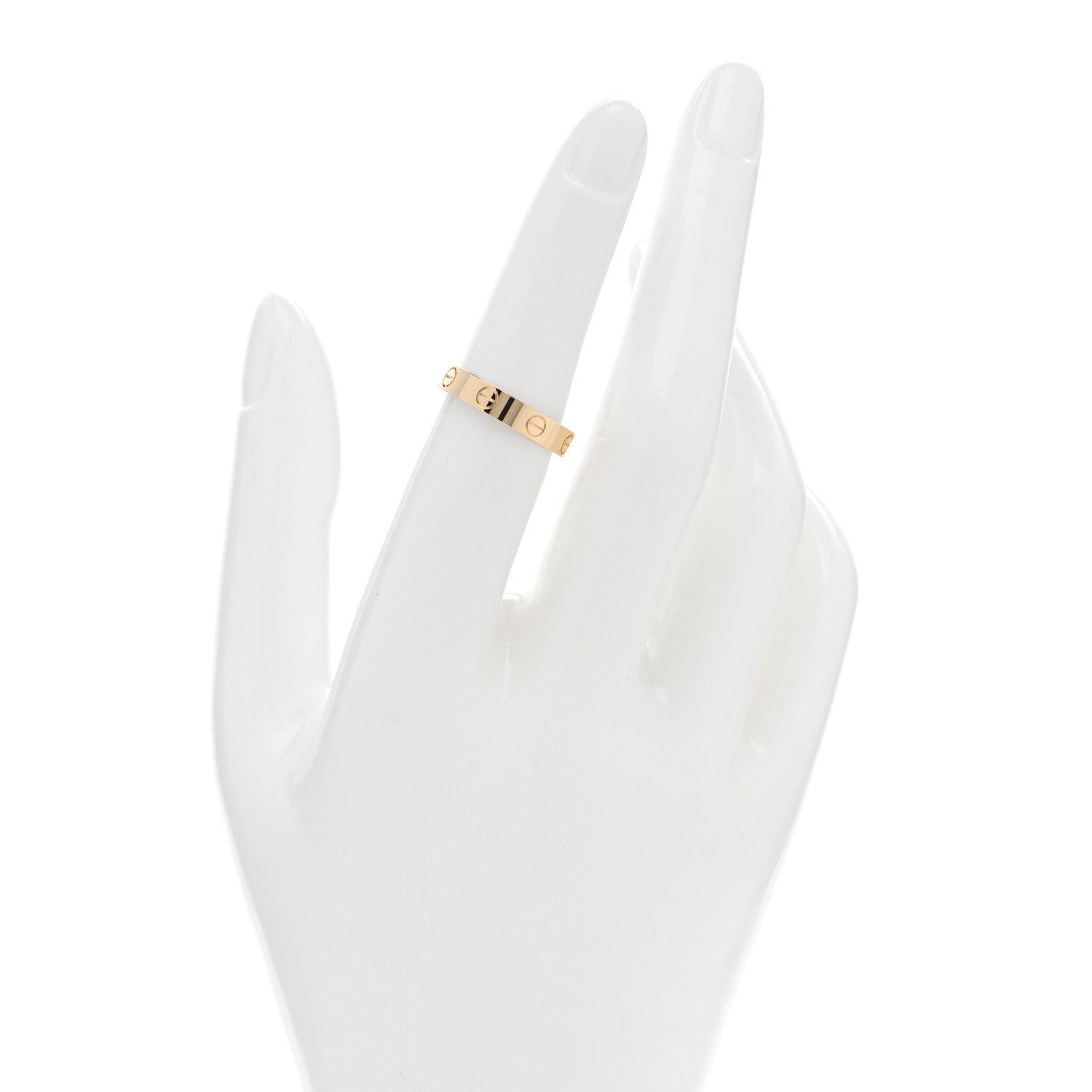 Cartier 18K Yellow Gold 3.5mm LOVE Wedding Band Ring 52 6 2 of 6