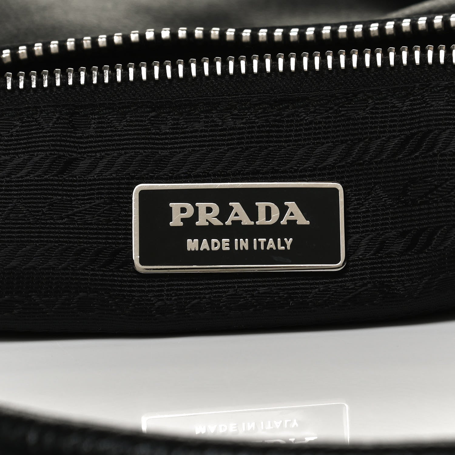 Prada Buffalo Pocket Shoulder Bag Black 5 of 11