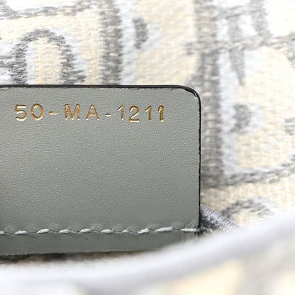 Christian Dior Oblique Slim Saddle Pouch Grey 7 of 11