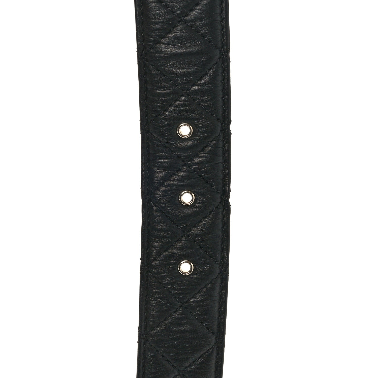 Chanel Lambskin Quilted CC Chain Belt 110 44 Black 4 of 6
