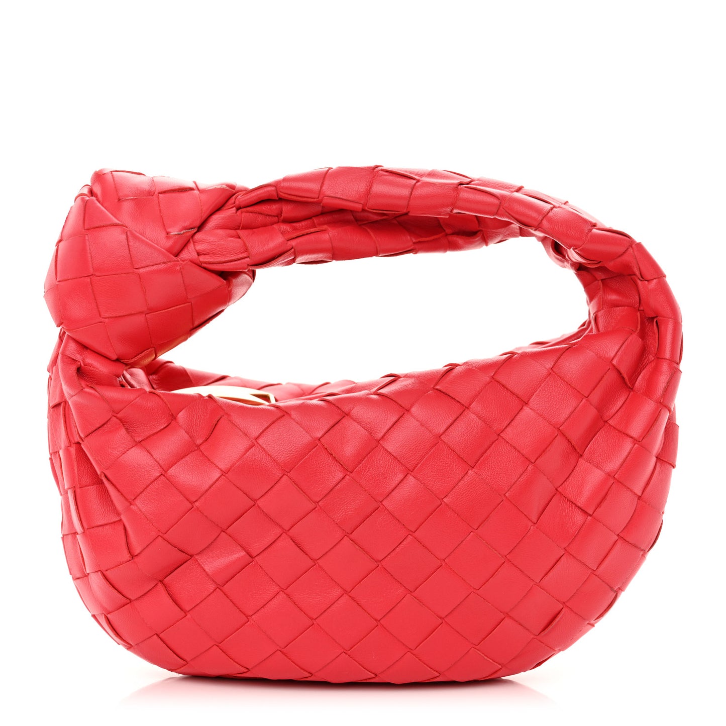Nappa Intrecciato Mini Jodie Cranberry
