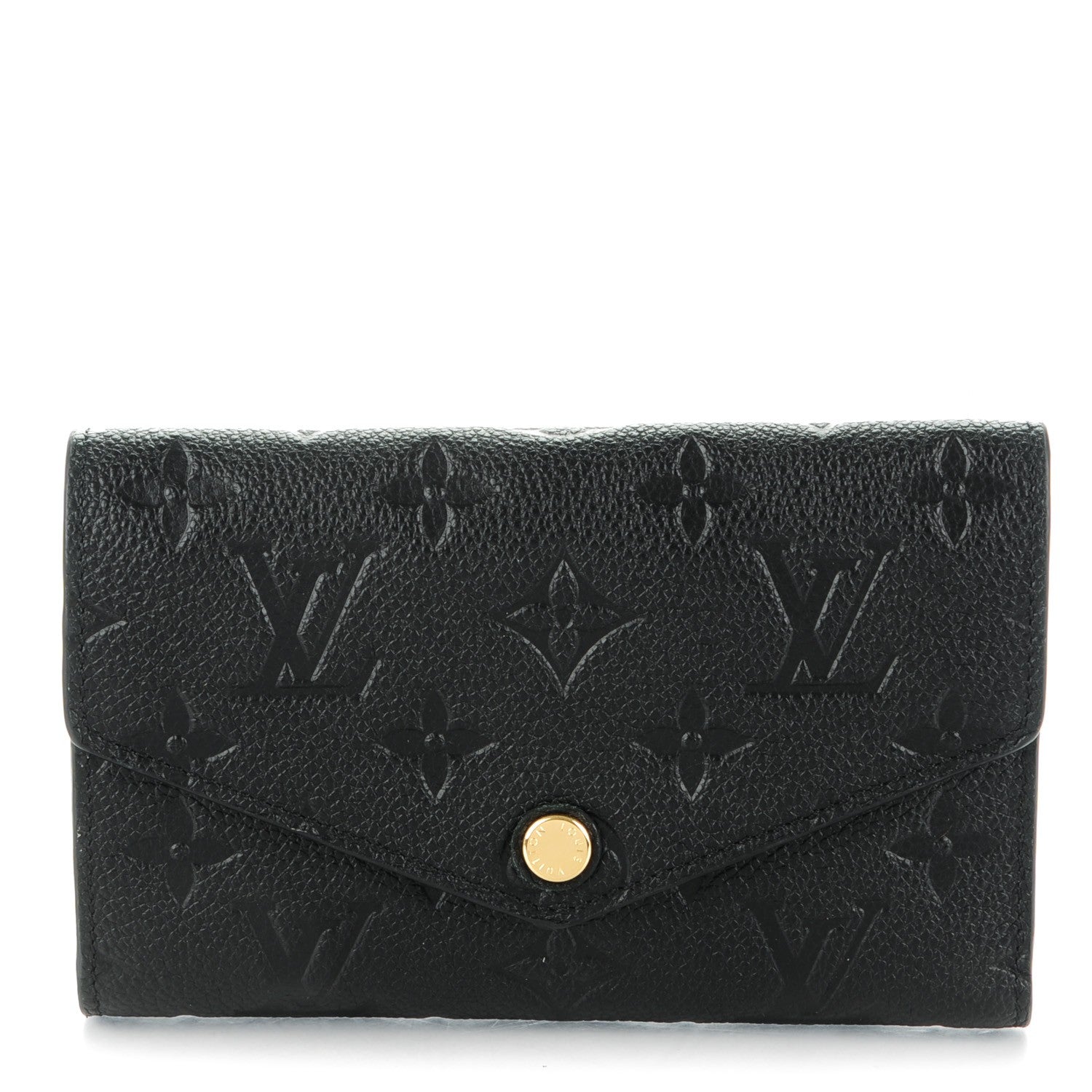 Louis Vuitton Empreinte Compact Curieuse Wallet Black 1 of 7