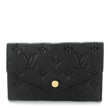 Louis Vuitton Empreinte Compact Curieuse Wallet Black 1 of 7