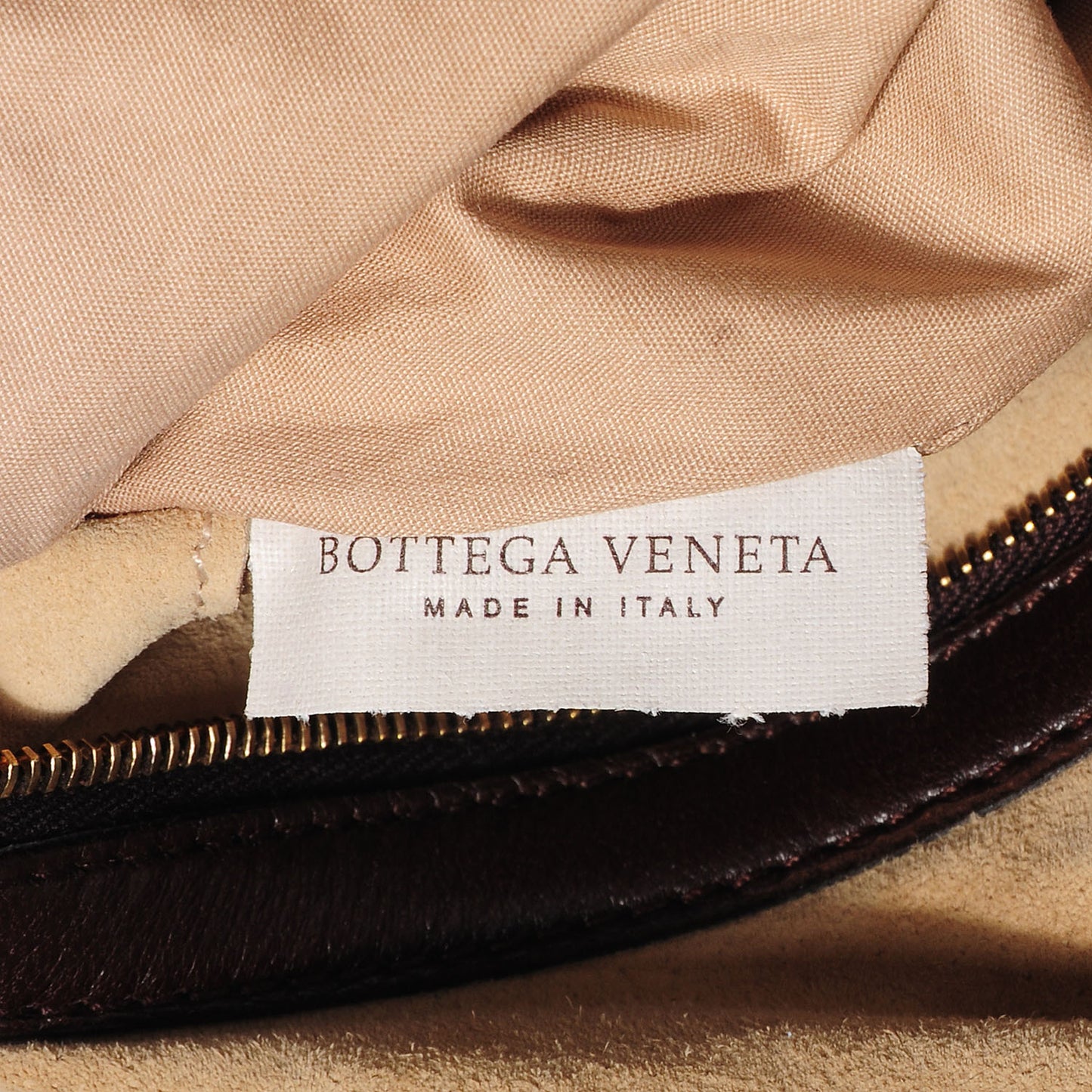 Nappa Intrecciato Large Veneta Hobo Ebano