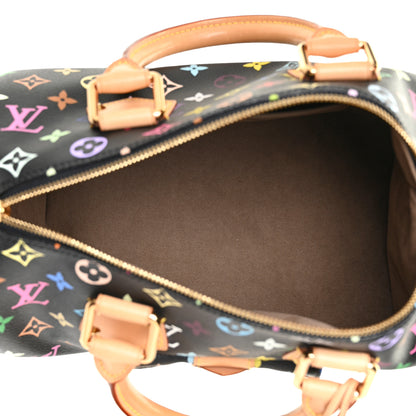 Louis Vuitton Monogram Multicolor Speedy 30 Black 5 of 21