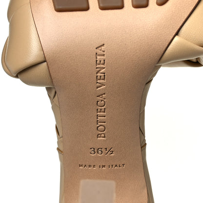 Bottega Veneta Nappa Maxi Intrecciato Lido Mule Sandals 36.5 Cane Sugar 6 of 8