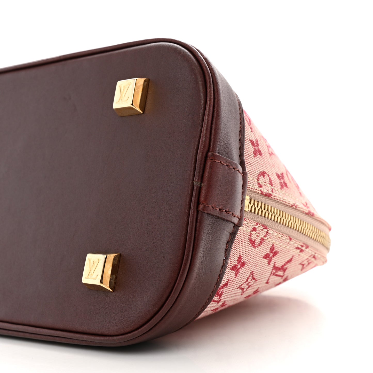Mini Monogram Alma Long Cherry
