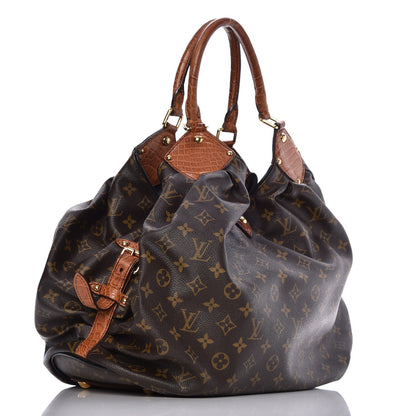 Louis Vuitton Monogram Mahina XL Crocodile Trim Tote 4 of 8