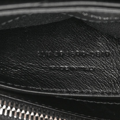 Saint Laurent Calfskin Y Quilted Monogram Small Loulou Chain Satchel Black 5 of 13