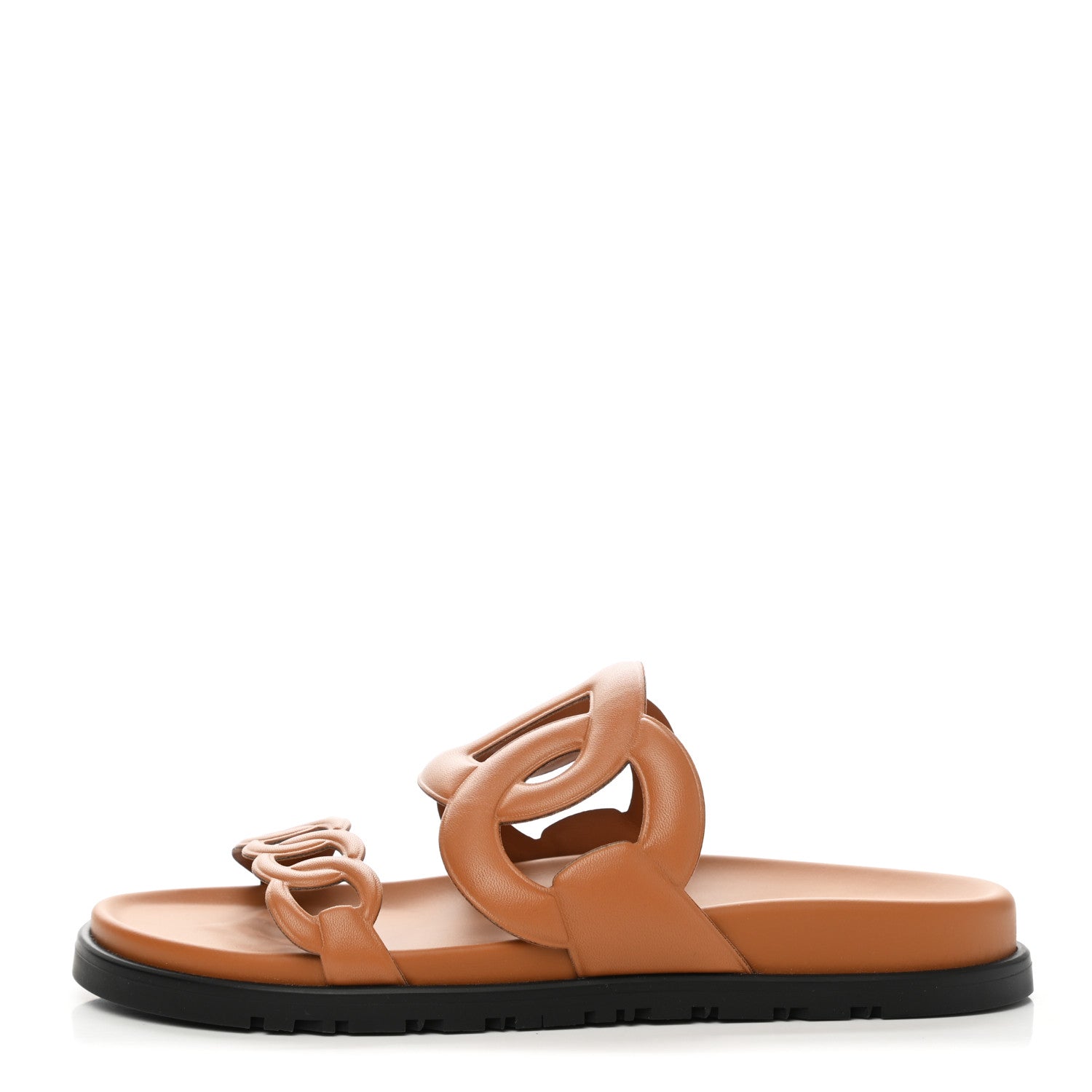 Hermes Nappa Extra Sandals 38 Naturel 1 of 9