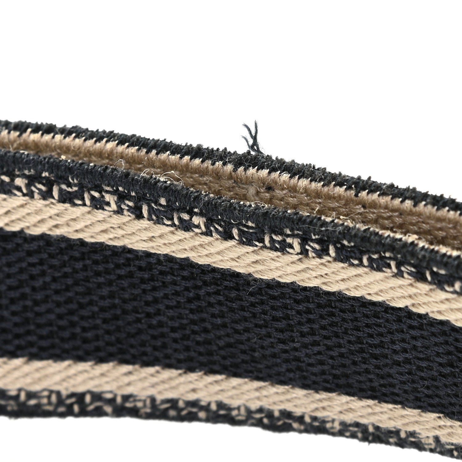 Christian Dior Canvas Embroidered Shoulder Strap Black 8 of 8
