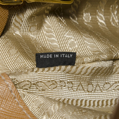 Prada Saffiano Lux Large Tote Caramel 7 of 11