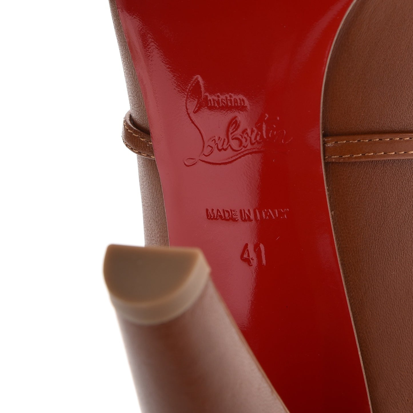 Shiny Nappa S.I.T. Rain 100 Ankle Boots 41 Brown