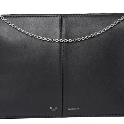 Celine Supple Natural Calfskin Tri-Fold Clutch Black 8 of 13