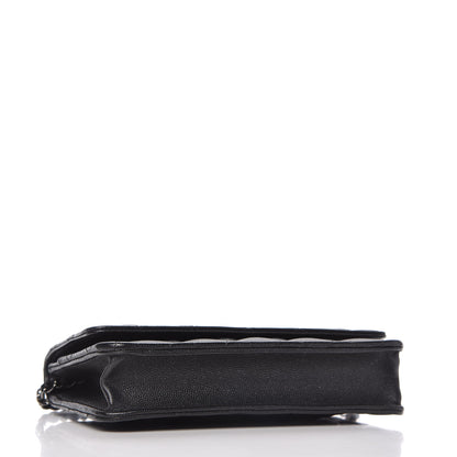 Chanel Caviar Quilted Wallet On Chain WOC Black 4 of 11