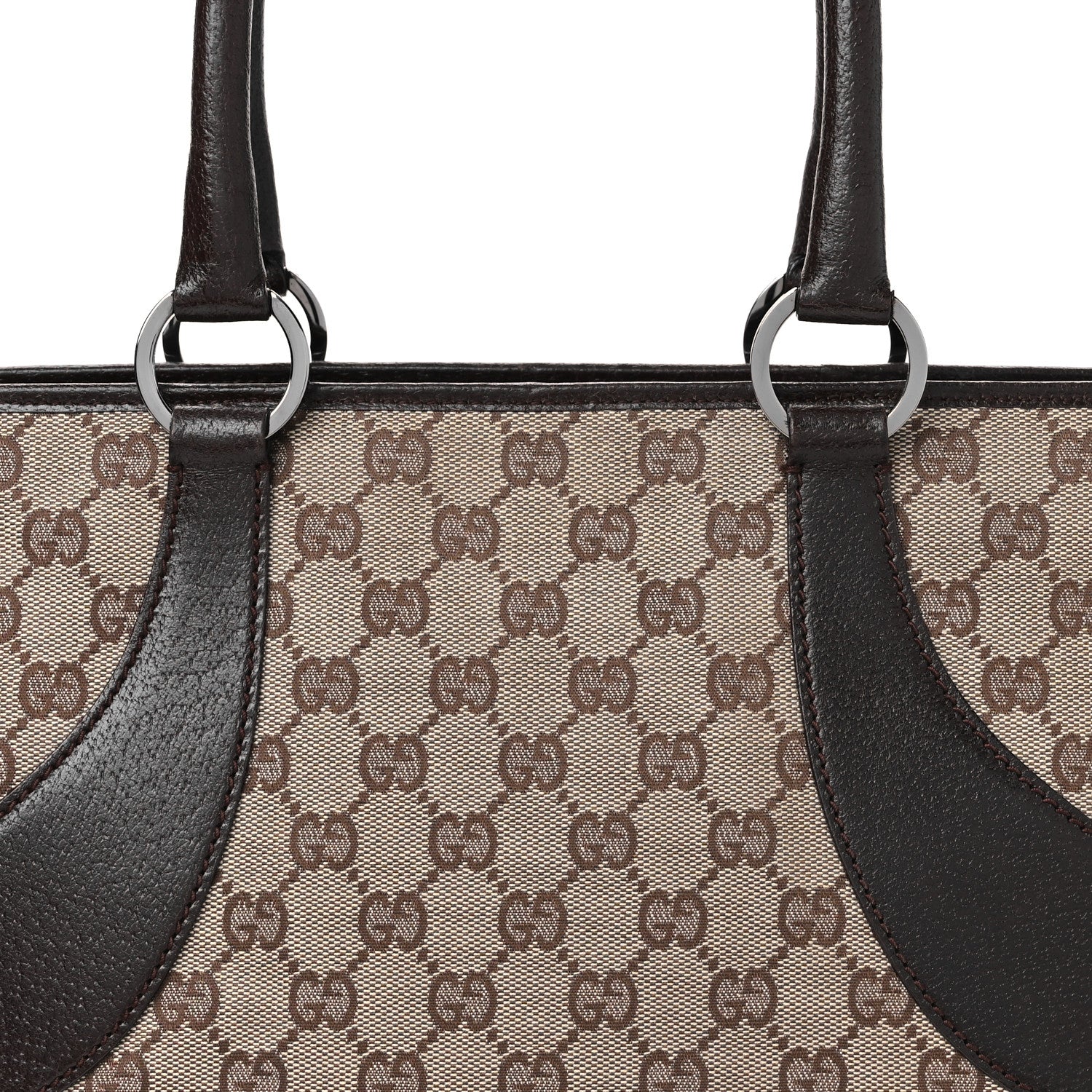 Gucci Monogram Shoulder Bag Dark Brown 8 of 11