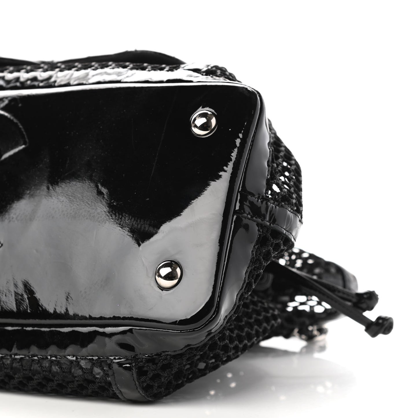 Patent Net Large La Madrague Tote Black
