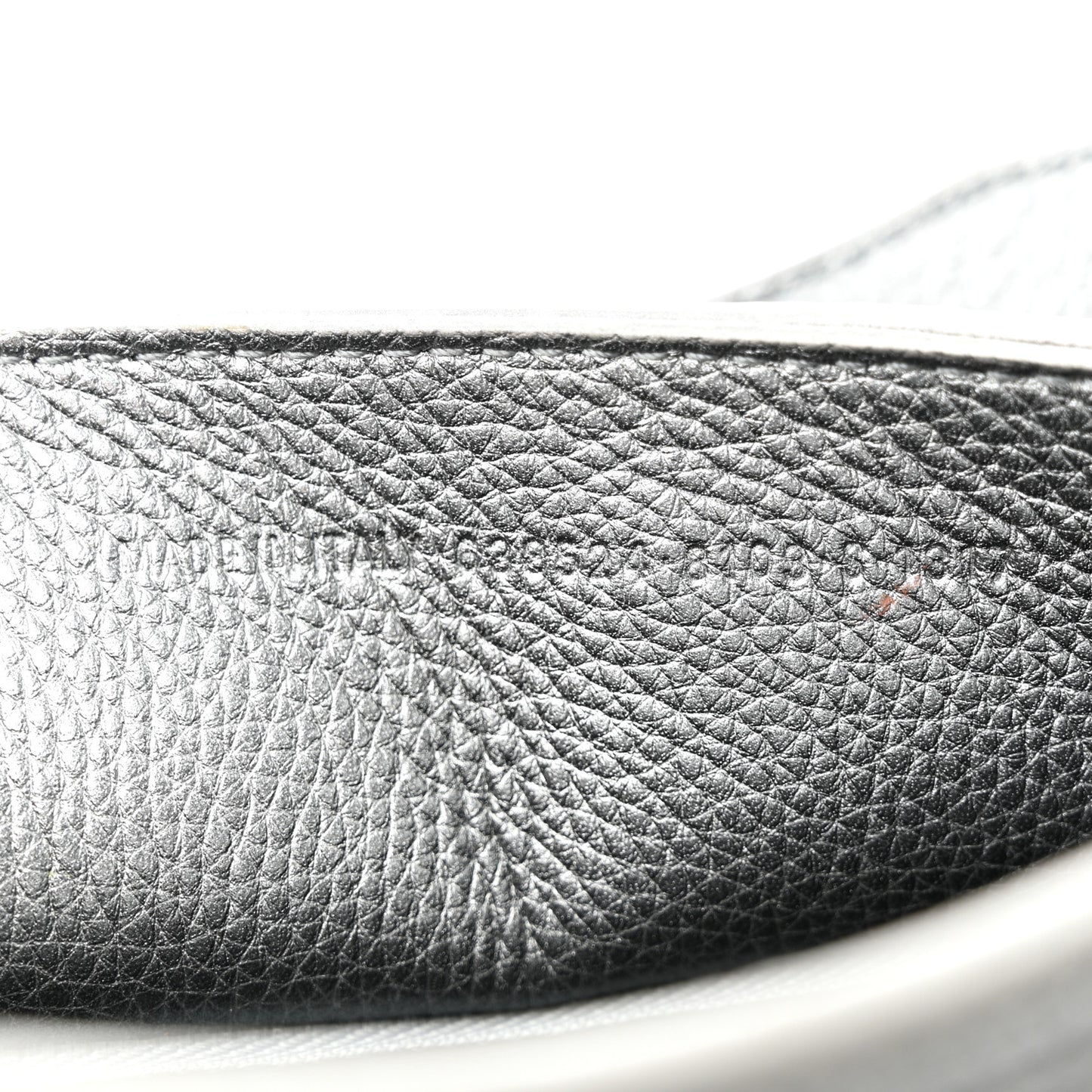 Metallic Grained Calfskin Neo Classic Silver Hardware Mini City Silver