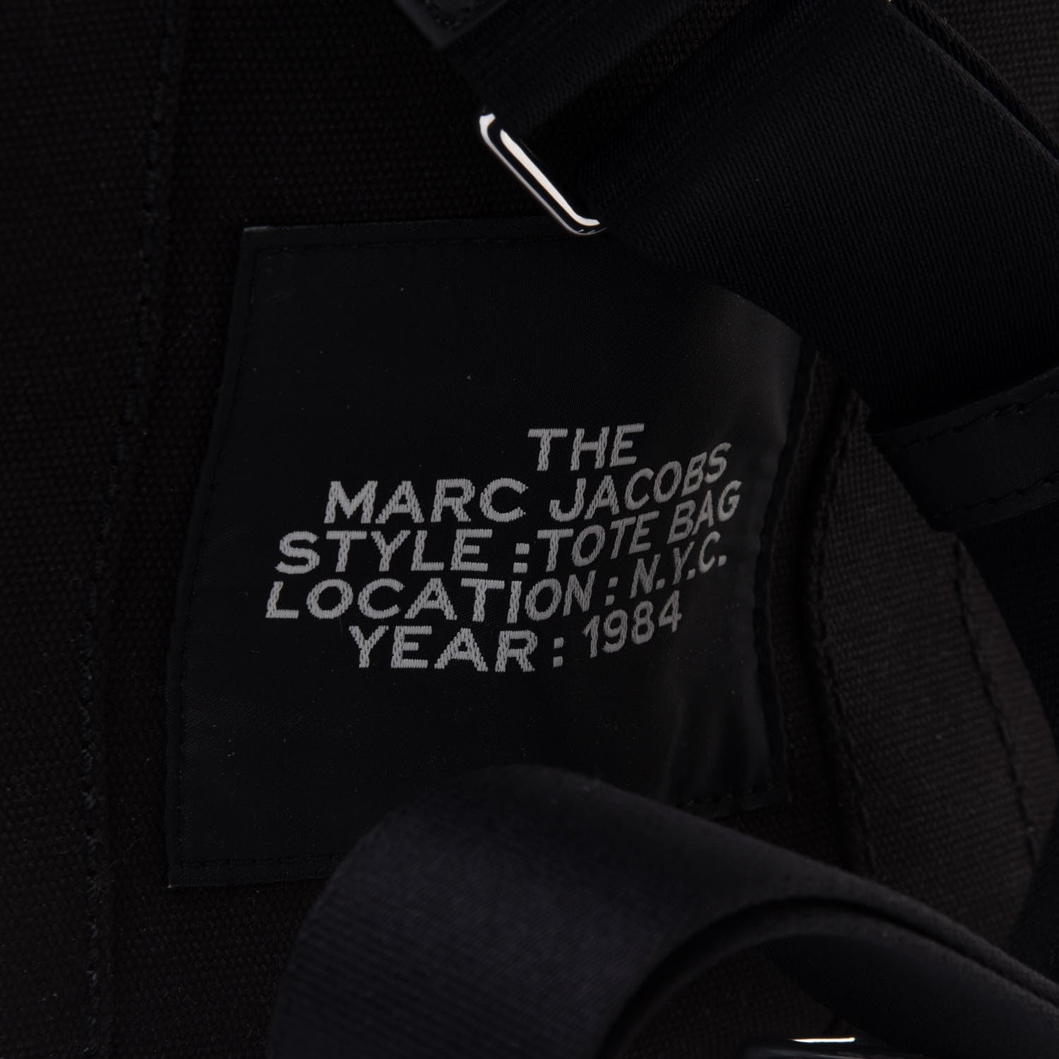 Marc Jacobs Cotton Canvas Small The Traveler Tote Bag Black 10 of 15