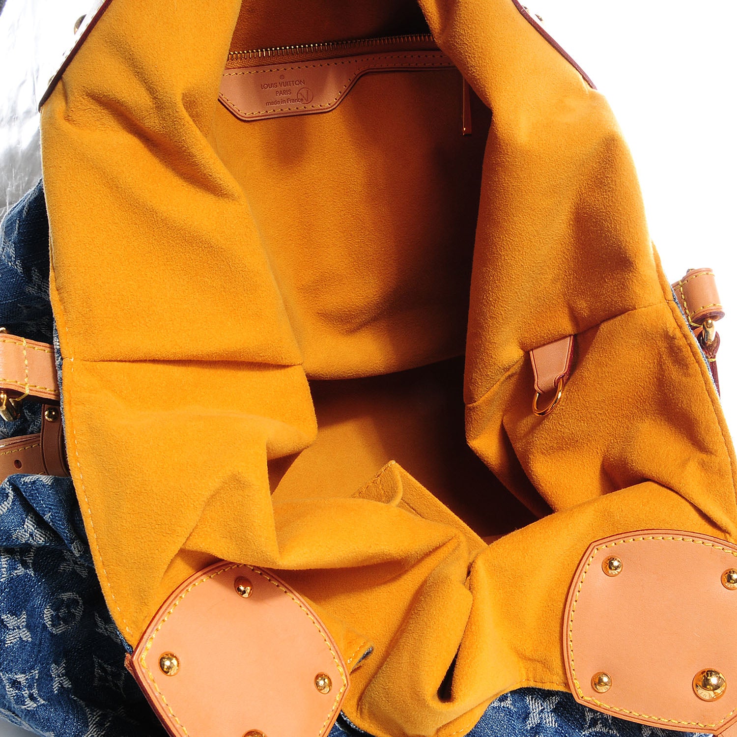 Louis Vuitton Denim Mahina XL Blue 6 of 8